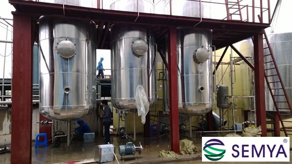 乳酸鈣三效降膜蒸發器